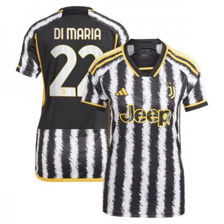 Camisolas Juventus 2023-24 DI Maria 22 Mulher 1º Equipamento Principal Manga Curta